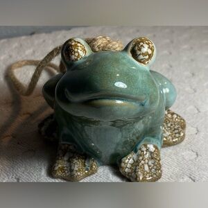 Cute Ceramic Frog Wind Chime - Wind Bell